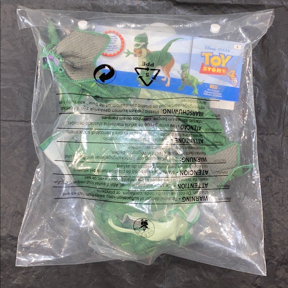 Disney Toy Story Rex Dog Costume in Size Small - Picture 4 of 5